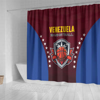 Venezuela Basketball Shower Curtain La Vinotinto de las alturas