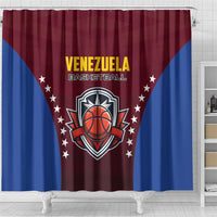 Venezuela Basketball Shower Curtain La Vinotinto de las alturas