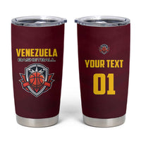 Venezuela Basketball Custom Tumbler Cup La Vinotinto de las alturas