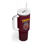 Venezuela Basketball Custom Tumbler With Handle La Vinotinto de las alturas