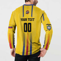 Colombia Basketball Custom Button Sweatshirt Vamos Colombiana