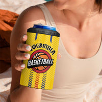 Colombia Basketball Custom 4 in 1 Can Cooler Tumbler Vamos Colombiana