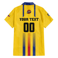 Colombia Basketball Custom Family Matching Summer Maxi Dress and Hawaiian Shirt Vamos Colombiana