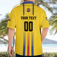 Colombia Basketball Custom Hawaiian Shirt Vamos Colombiana
