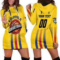 Colombia Basketball Custom Hoodie Dress Vamos Colombiana