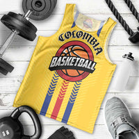 Colombia Basketball Custom Men Tank Top Vamos Colombiana