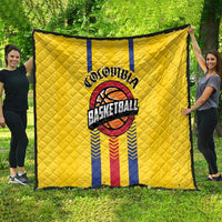 Colombia Basketball Quilt Vamos Colombiana