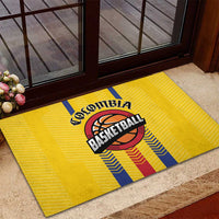 Colombia Basketball Rubber Doormat Vamos Colombiana