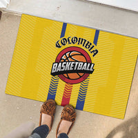 Colombia Basketball Rubber Doormat Vamos Colombiana