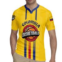 Colombia Basketball Custom Rugby Jersey Vamos Colombiana