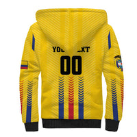 Colombia Basketball Custom Sherpa Hoodie Vamos Colombiana