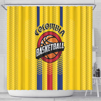 Colombia Basketball Shower Curtain Vamos Colombiana