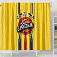 Colombia Basketball Shower Curtain Vamos Colombiana