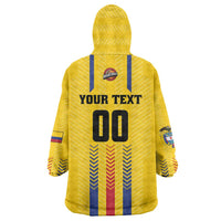 Colombia Basketball Custom Wearable Blanket Hoodie Vamos Colombiana