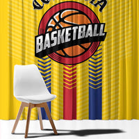 Colombia Basketball Window Curtain Vamos Colombiana