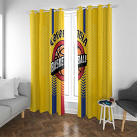 Colombia Basketball Window Curtain Vamos Colombiana