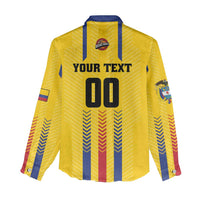Colombia Basketball Custom Women Casual Shirt Vamos Colombiana