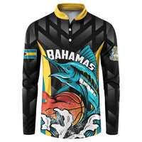 Bahamas Basketball Custom Button Sweatshirt Team Bahamas Come On