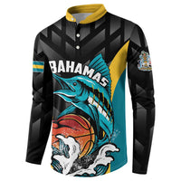 Bahamas Basketball Custom Button Sweatshirt Team Bahamas Come On