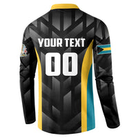 Bahamas Basketball Custom Button Sweatshirt Team Bahamas Come On