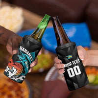 Bahamas Basketball Custom 4 in 1 Can Cooler Tumbler Team Bahamas Come On