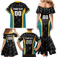 Bahamas Basketball Custom Family Matching Mermaid Dress and Hawaiian Shirt Team Bahamas Come On