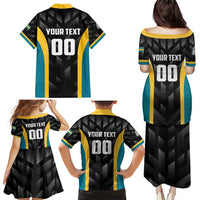 Bahamas Basketball Custom Family Matching Puletasi and Hawaiian Shirt Team Bahamas Come On