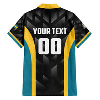 Bahamas Basketball Custom Family Matching Short Sleeve Bodycon Dress and Hawaiian Shirt Team Bahamas Come On