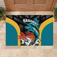 Bahamas Basketball Rubber Doormat Team Bahamas Come On