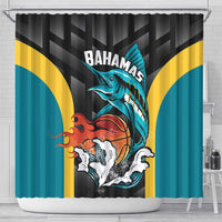 Bahamas Basketball Shower Curtain Team Bahamas Come On