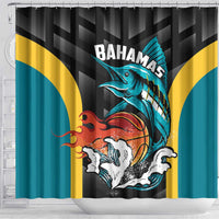Bahamas Basketball Shower Curtain Team Bahamas Come On
