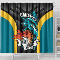 Bahamas Basketball Shower Curtain Team Bahamas Come On