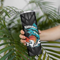 Bahamas Basketball Custom Skinny Tumbler Team Bahamas Come On