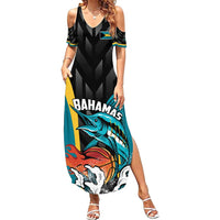 Bahamas Basketball Custom Summer Maxi Dress Team Bahamas Come On