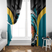 Bahamas Basketball Window Curtain Team Bahamas Come On