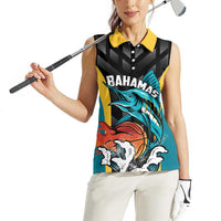 Bahamas Basketball Custom Women Sleeveless Polo Shirt Team Bahamas Come On