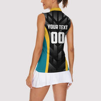Bahamas Basketball Custom Women Sleeveless Polo Shirt Team Bahamas Come On