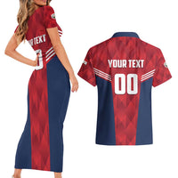 Panama Basketball Custom Couples Matching Short Sleeve Bodycon Dress and Hawaiian Shirt Panama Go Champion