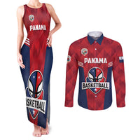 Panama Basketball Custom Couples Matching Tank Maxi Dress and Long Sleeve Button Shirt Panama Go Champion