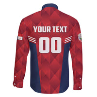 Panama Basketball Custom Family Matching Off The Shoulder Long Sleeve Dress and Hawaiian Shirt Panama Go Champion