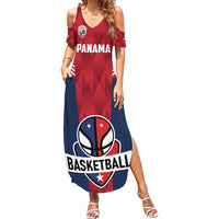 Panama Basketball Custom Family Matching Summer Maxi Dress and Hawaiian Shirt Panama Go Champion