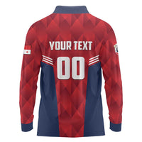 Panama Basketball Custom Long Sleeve Polo Shirt Panama Go Champion