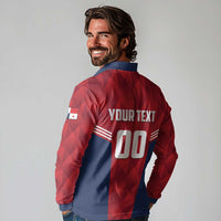 Panama Basketball Custom Long Sleeve Polo Shirt Panama Go Champion