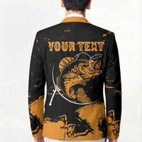 Personalized Fishing Solves Most of My Problems Blazer Grunge Style