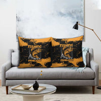Fishing Solves Most of My Problems Pillow Cover Grunge Style