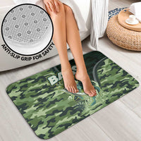 Bass Fishing Camouflage Bathroom Set Zipper Stylized