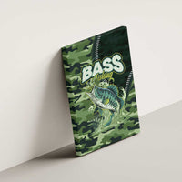 Bass Fishing Camouflage Canvas Wall Art Zipper Stylized