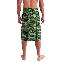 Personalized Bass Fishing Camouflage Lavalava Zipper Stylized