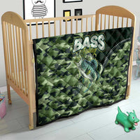 Bass Fishing Camouflage Quilt Zipper Stylized