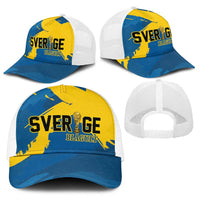 Football 2026 Sweden Baseball Net Cap Sverige Blagult Tillsammans